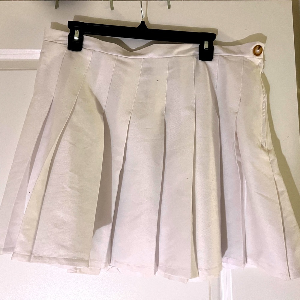 White Skater Skirt